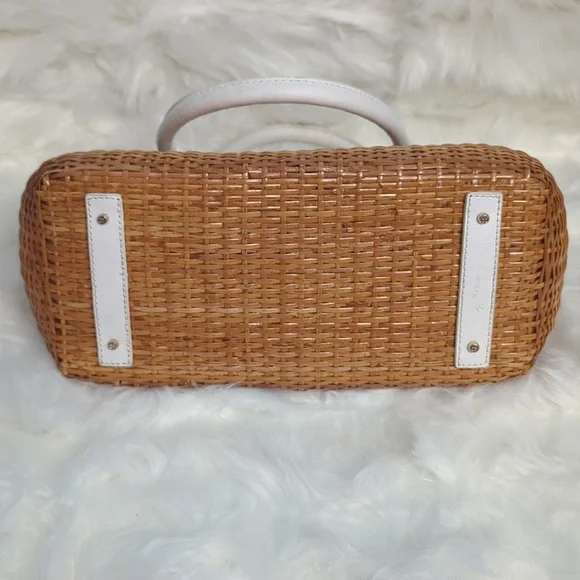 KATE SPADE Vintage Basket Bag w/Gosgrain Ribbon - Picture 4 of 7